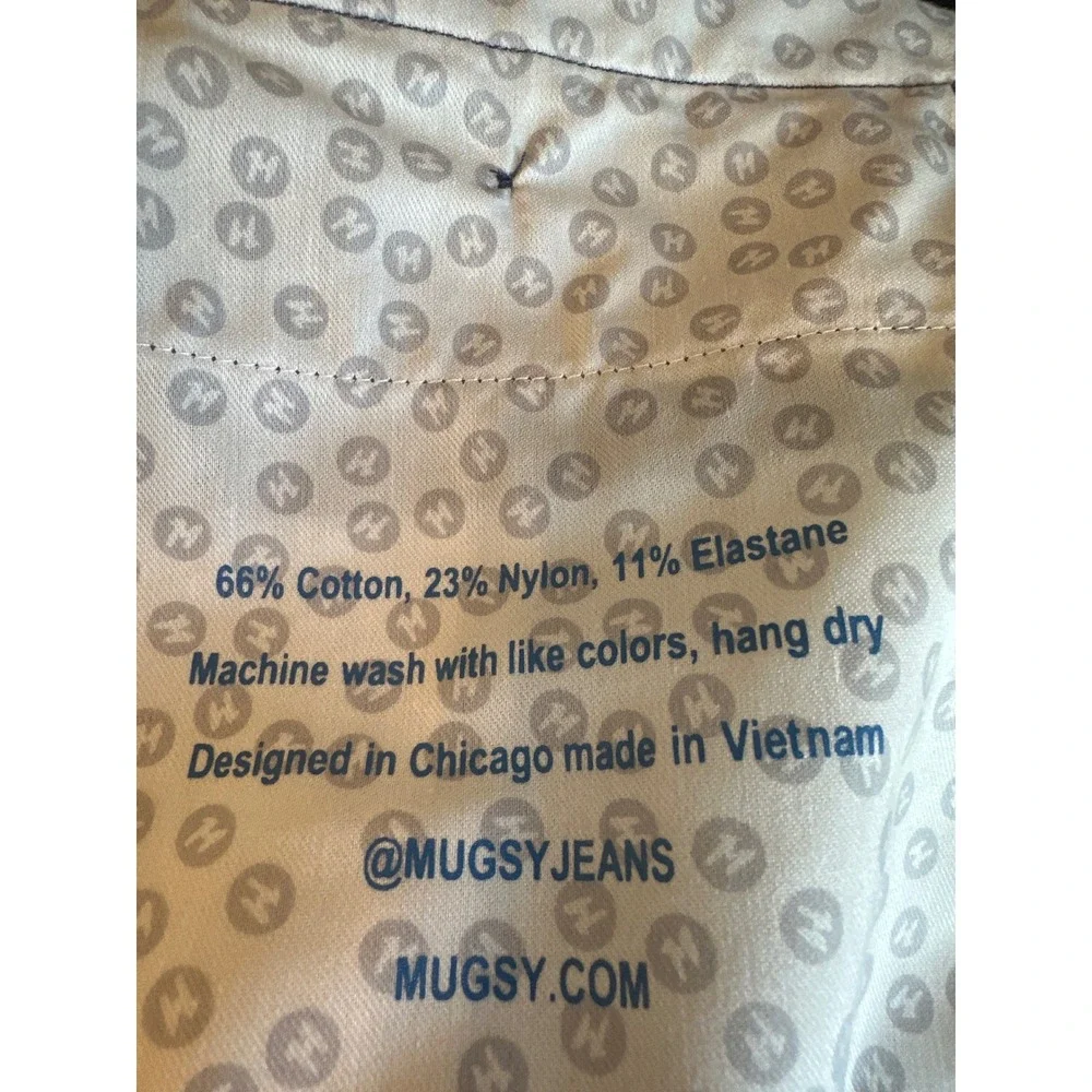 Mugsy Bennies Men Golf Shorts 40 Slate Blue Performance Stretch Moisture Wicking